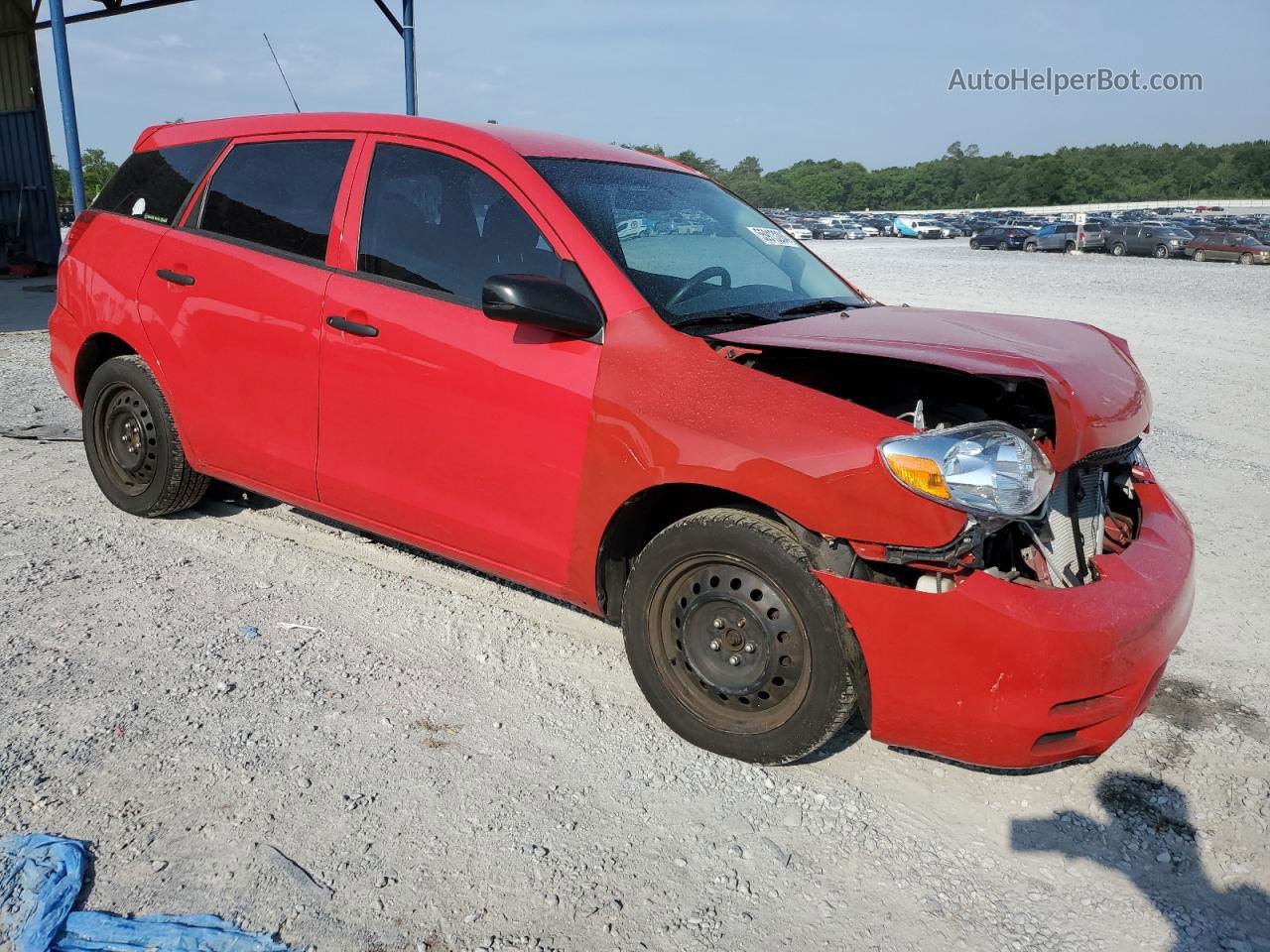 2004 Toyota Corolla Matrix Xr Red vin: 2T1KR32EX4C289196