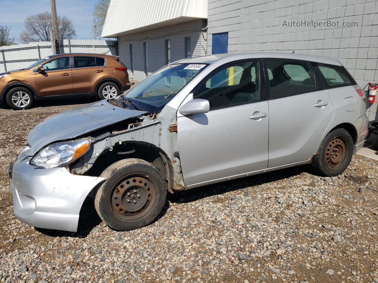 2005 Toyota Corolla Matrix Xr Silver vin: 2T1KR32EX5C370829