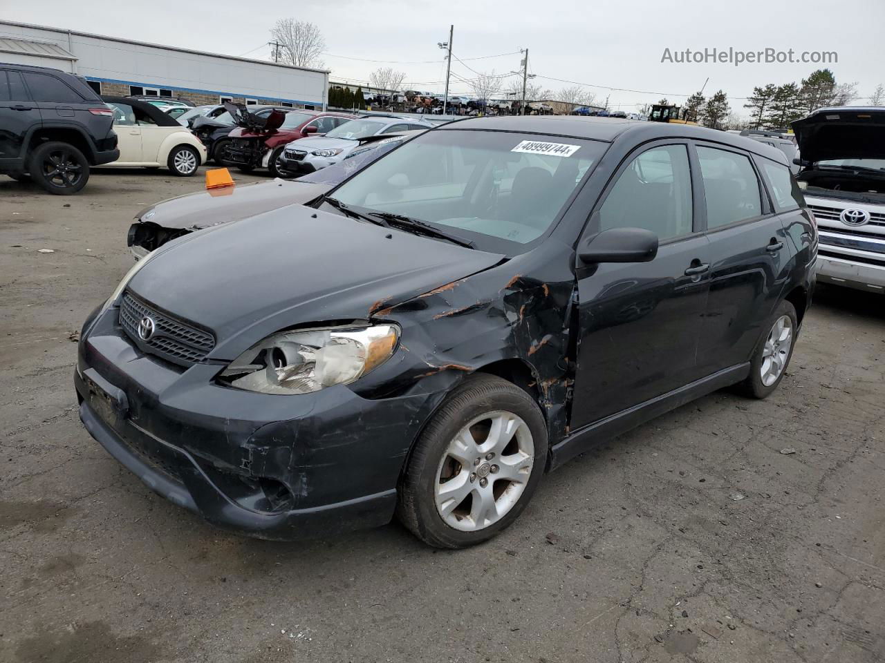 2008 Toyota Corolla Matrix Xr Черный vin: 2T1KR32EX8C717595