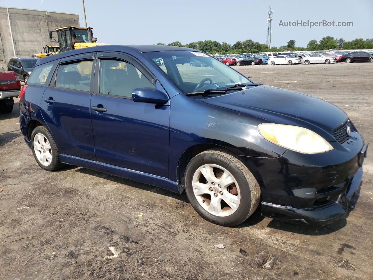 2003 Toyota Corolla Matrix Xr Blue vin: 2T1KR38E13C064400