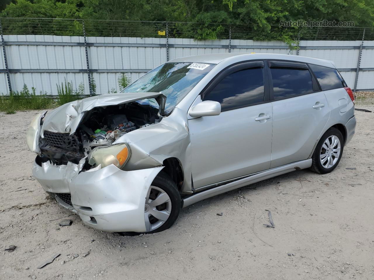 2004 Toyota Corolla Matrix Xr Silver vin: 2T1KR38E44C211925