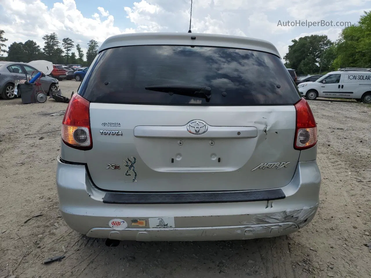 2004 Toyota Corolla Matrix Xr Silver vin: 2T1KR38E44C211925