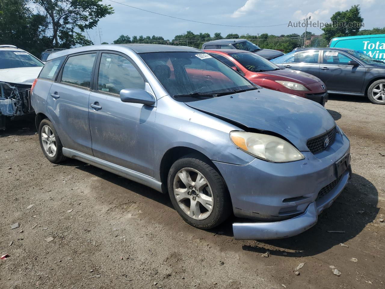 2003 Toyota Corolla Matrix Xr Blue vin: 2T1KR38EX3C048535