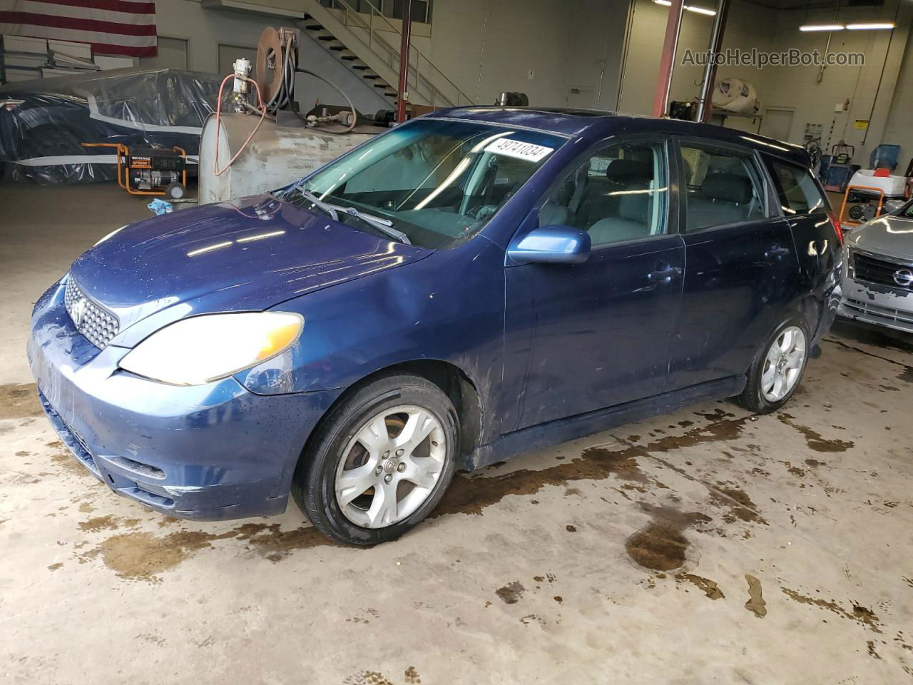 2004 Toyota Corolla Matrix Xr Blue vin: 2T1KR38EX4C205918