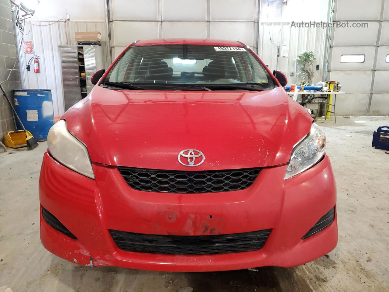 2010 Toyota Corolla Matrix  Red vin: 2T1KU4EE2AC192974