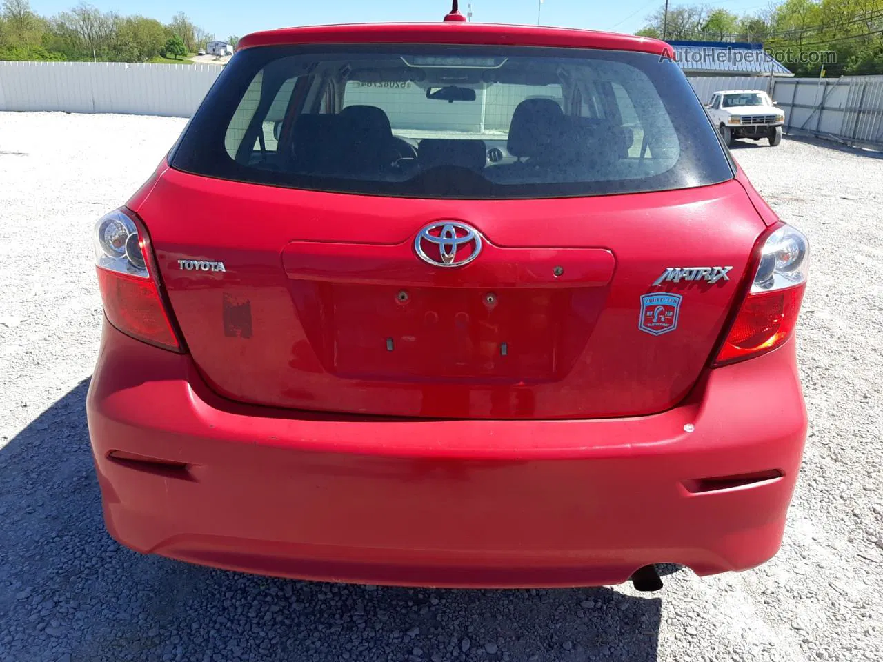 2010 Toyota Corolla Matrix  Red vin: 2T1KU4EE2AC358331