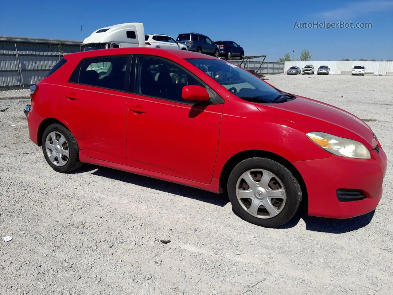 2010 Toyota Corolla Matrix  Red vin: 2T1KU4EE2AC358331