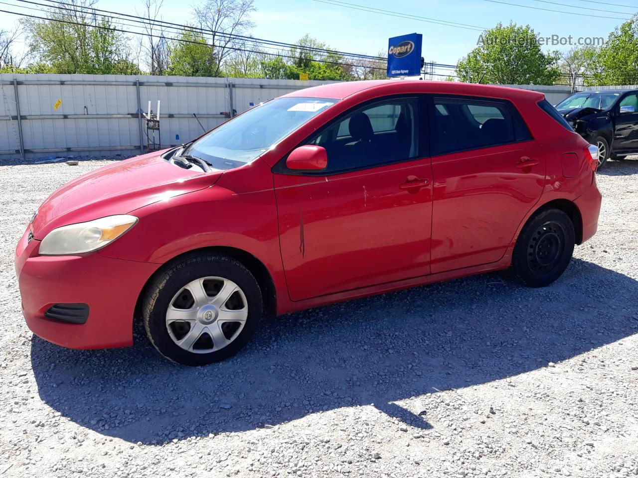 2010 Toyota Corolla Matrix  Red vin: 2T1KU4EE2AC358331