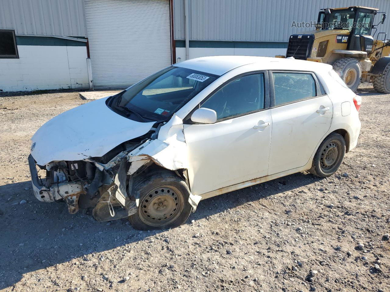 2010 Toyota Corolla Matrix  White vin: 2T1KU4EE3AC251790