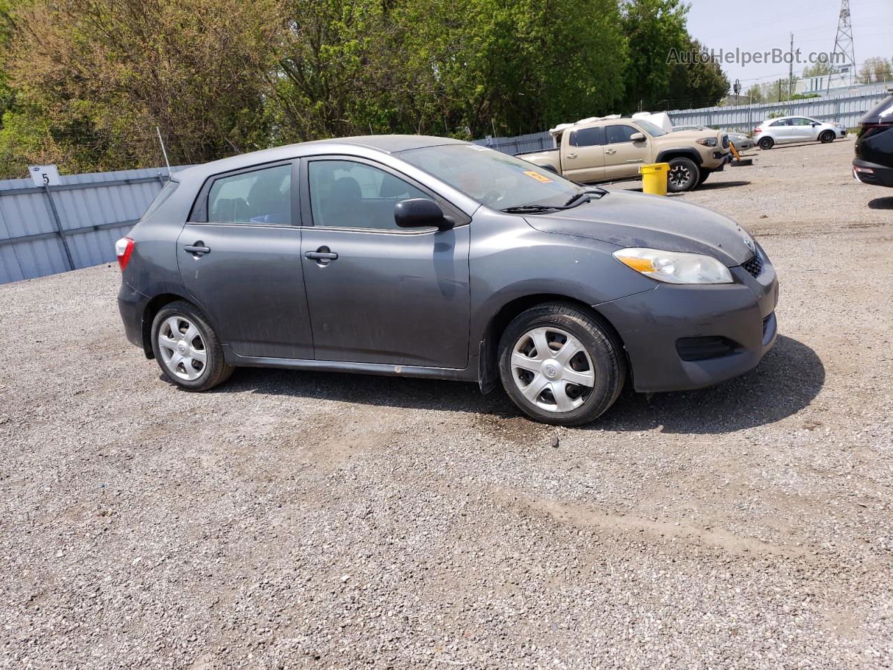 2010 Toyota Corolla Matrix  Gray vin: 2T1KU4EE4AC334550