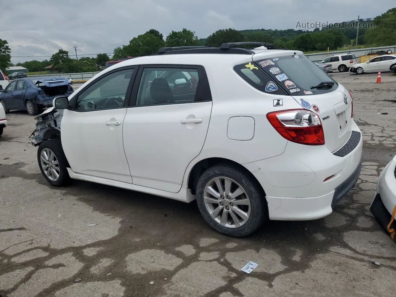 2010 Toyota Corolla Matrix  Белый vin: 2T1KU4EE6AC264730