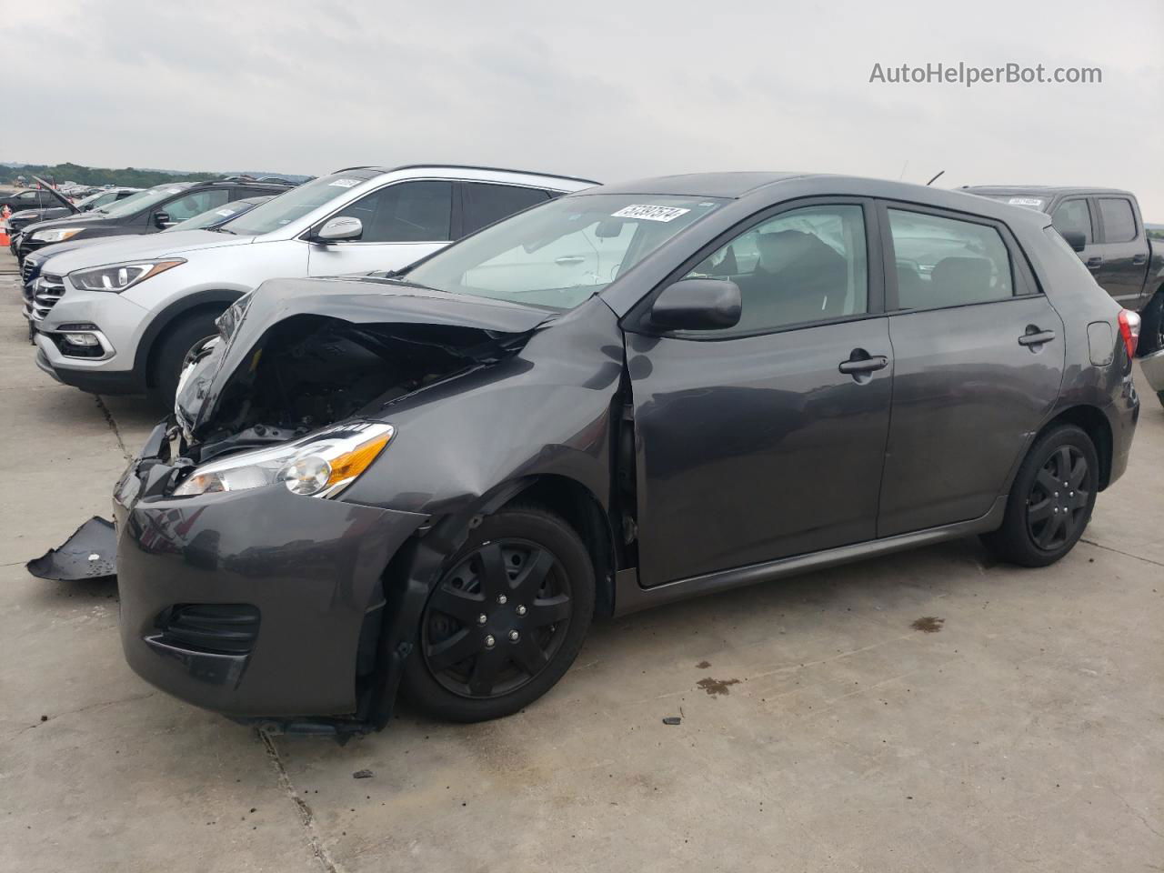 2010 Toyota Corolla Matrix  Серый vin: 2T1KU4EE9AC364935