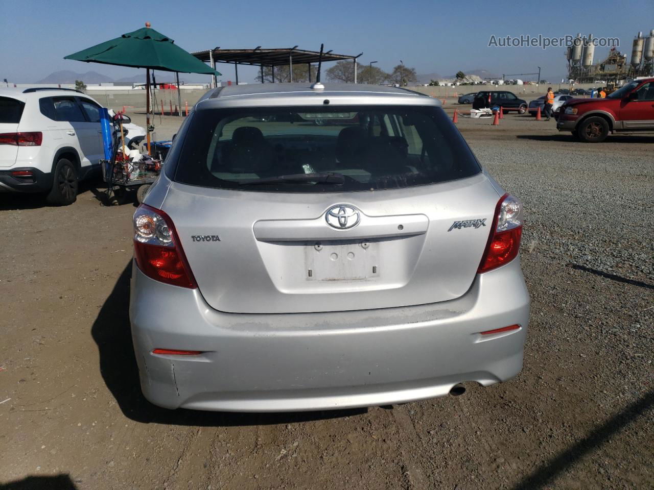 2010 Toyota Corolla Matrix  Silver vin: 2T1KU4EEXAC222755