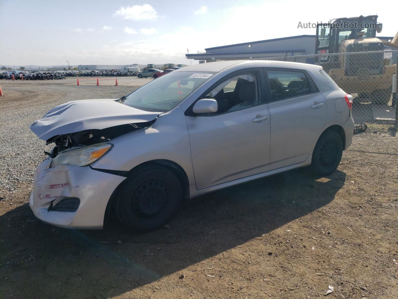 2010 Toyota Corolla Matrix  Silver vin: 2T1KU4EEXAC222755