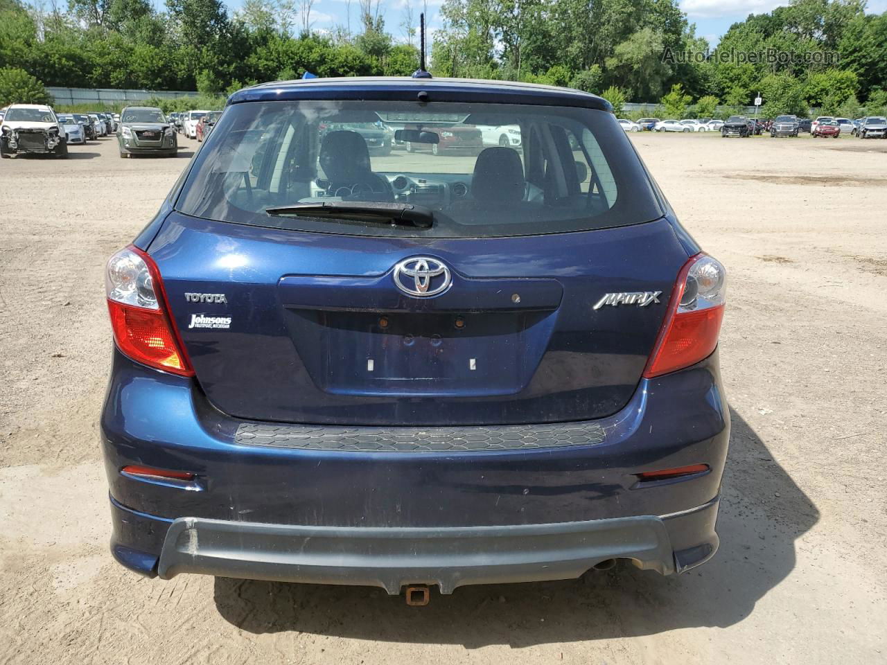 2010 Toyota Corolla Matrix  Синий vin: 2T1KU4EEXAC303612