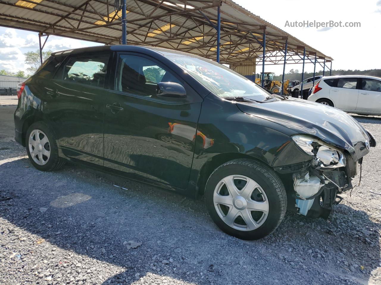 2010 Toyota Corolla Matrix  Black vin: 2T1KU4EEXAC498465