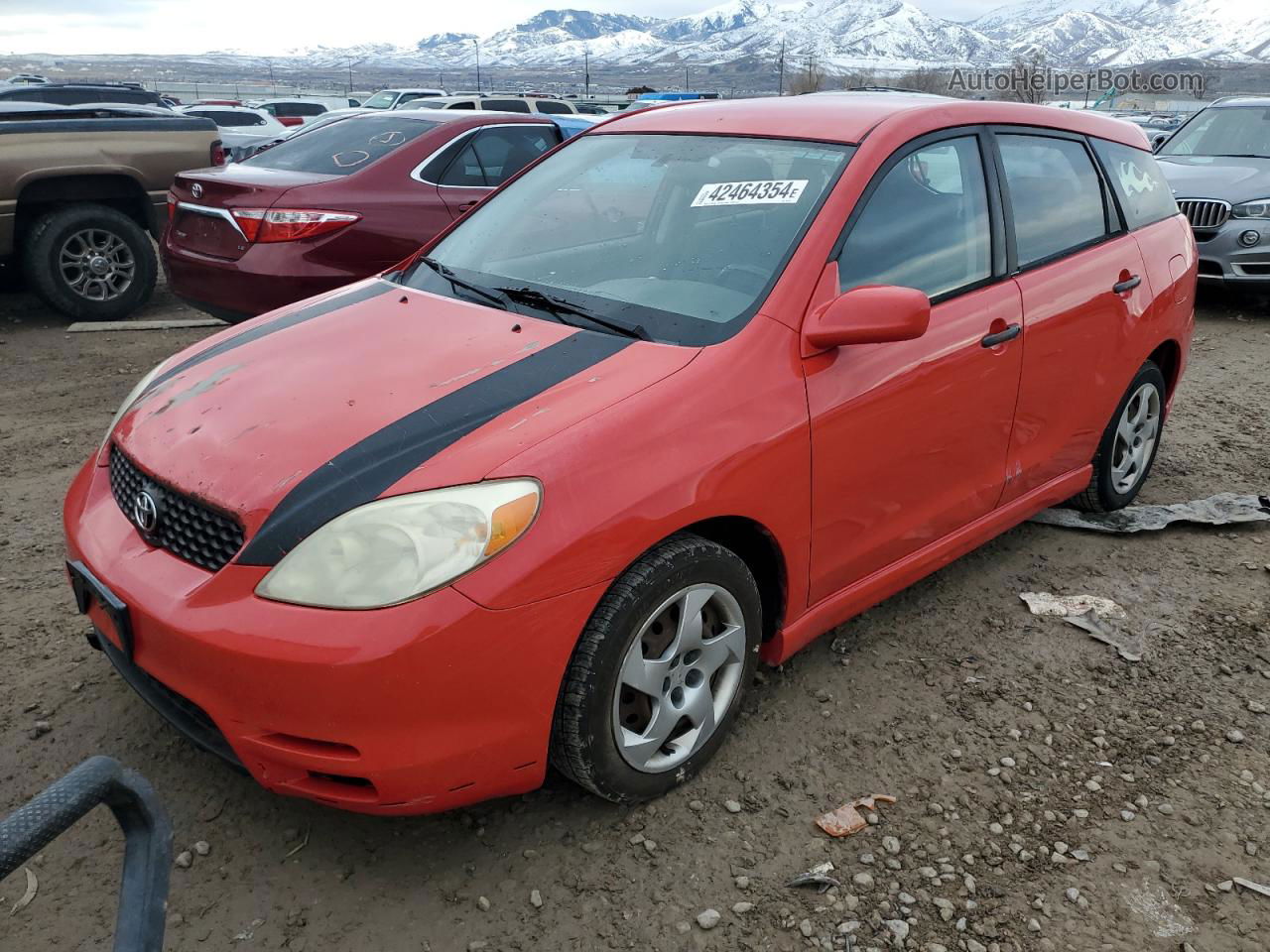 2003 Toyota Corolla Matrix Xrs Красный vin: 2T1KY38E33C054793