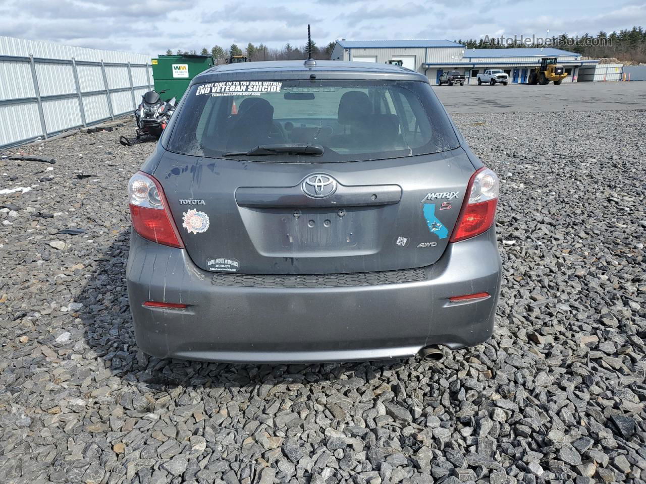 2010 Toyota Corolla Matrix S Gray vin: 2T1LE4EE0AC014241