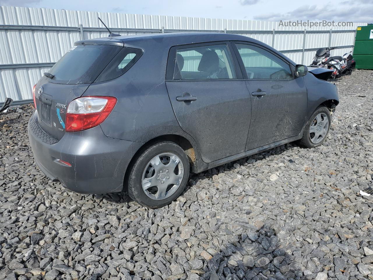 2010 Toyota Corolla Matrix S Gray vin: 2T1LE4EE0AC014241