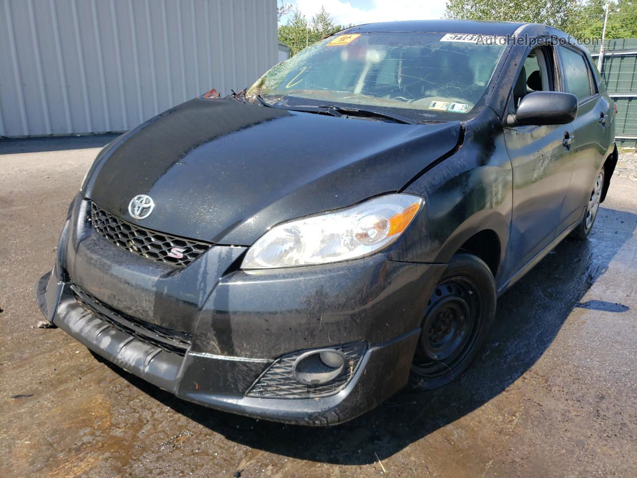 2010 Toyota Corolla Matrix S Black vin: 2T1LE4EE3AC015142