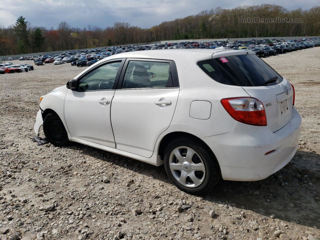 2010 Toyota Corolla Matrix S White vin: 2T1LE4EE4AC015120