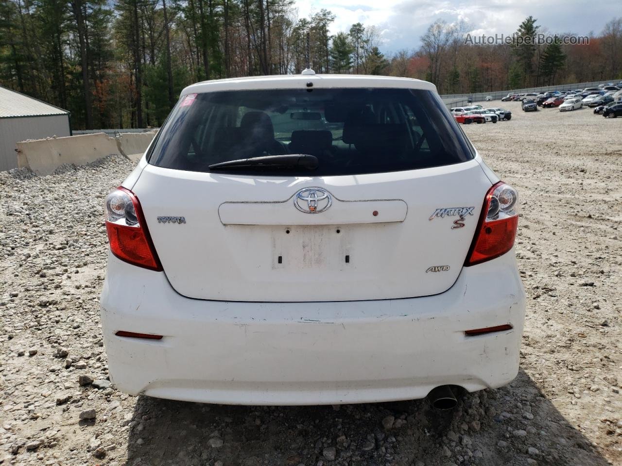 2010 Toyota Corolla Matrix S White vin: 2T1LE4EE4AC015120