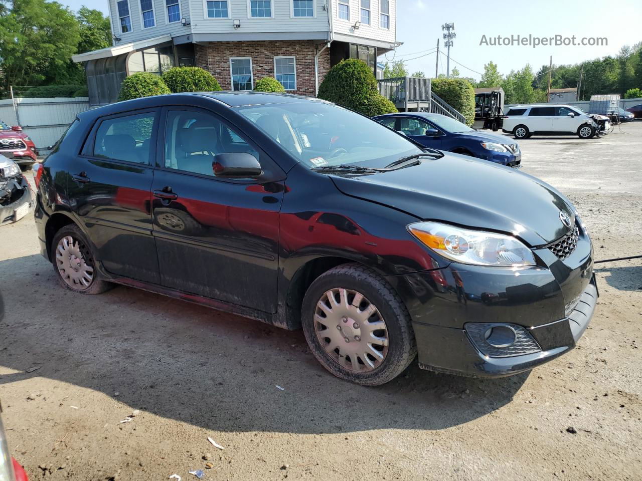 2010 Toyota Corolla Matrix S Black vin: 2T1LE4EE5AC016955