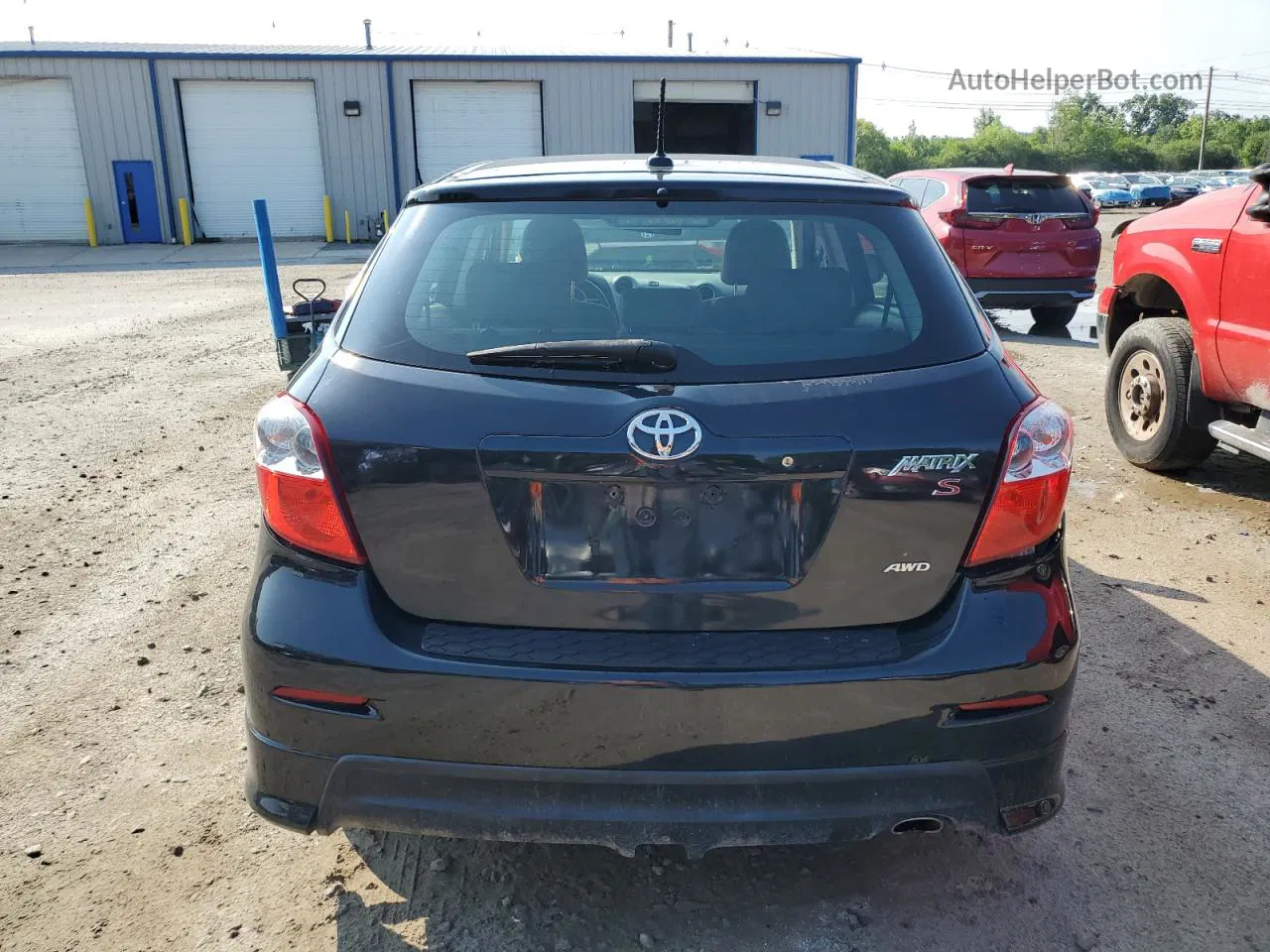 2010 Toyota Corolla Matrix S Black vin: 2T1LE4EE5AC016955