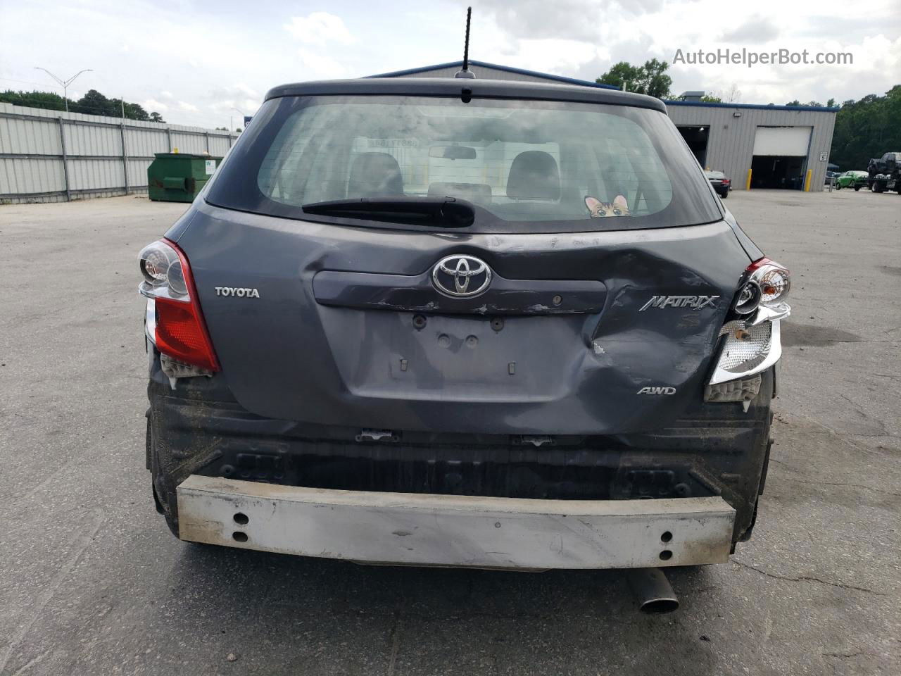 2010 Toyota Corolla Matrix S Charcoal vin: 2T1LE4EE8AC014438