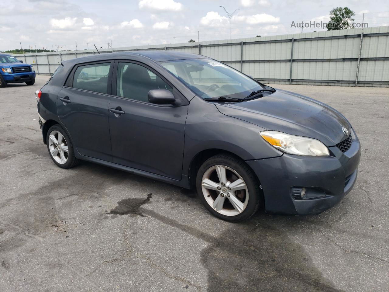 2010 Toyota Corolla Matrix S Charcoal vin: 2T1LE4EE8AC014438