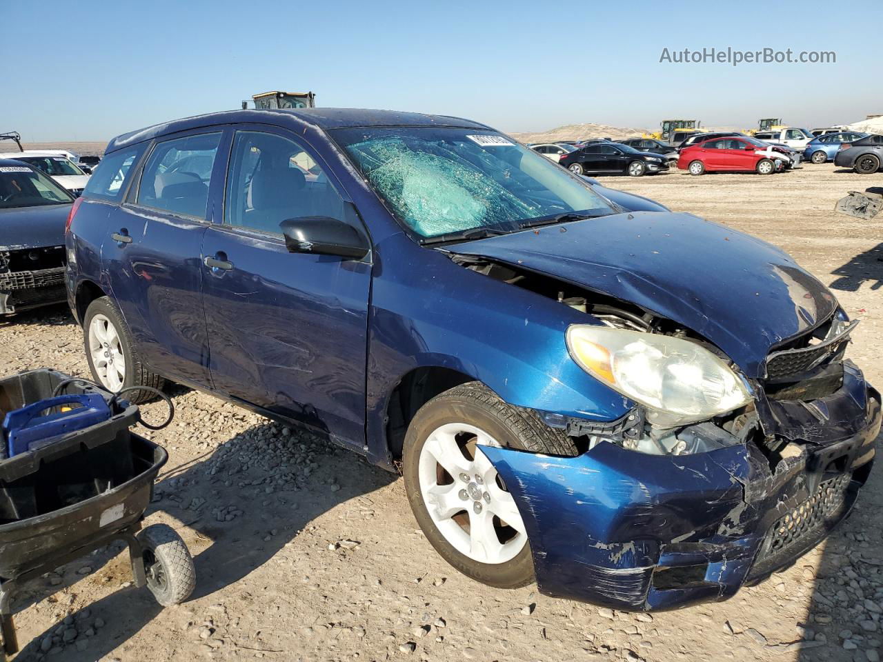 2003 Toyota Corolla Matrix Base Синий vin: 2T1LR32E23C113813