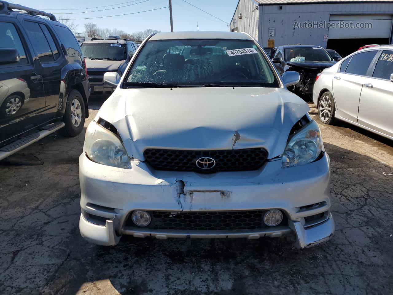 2004 Toyota Corolla Matrix Base Silver vin: 2T1LR32E64C222065