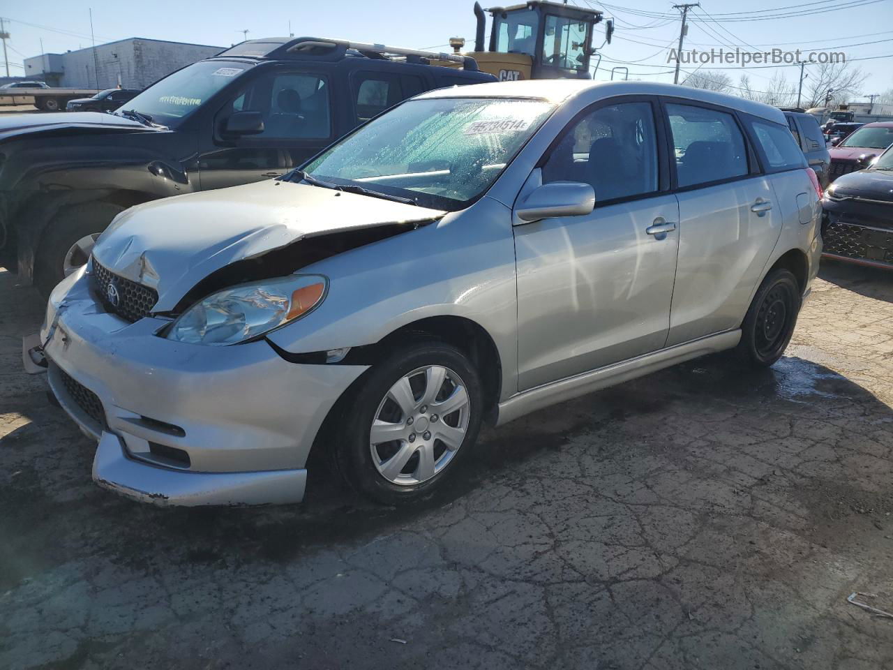 2004 Toyota Corolla Matrix Base Silver vin: 2T1LR32E64C222065