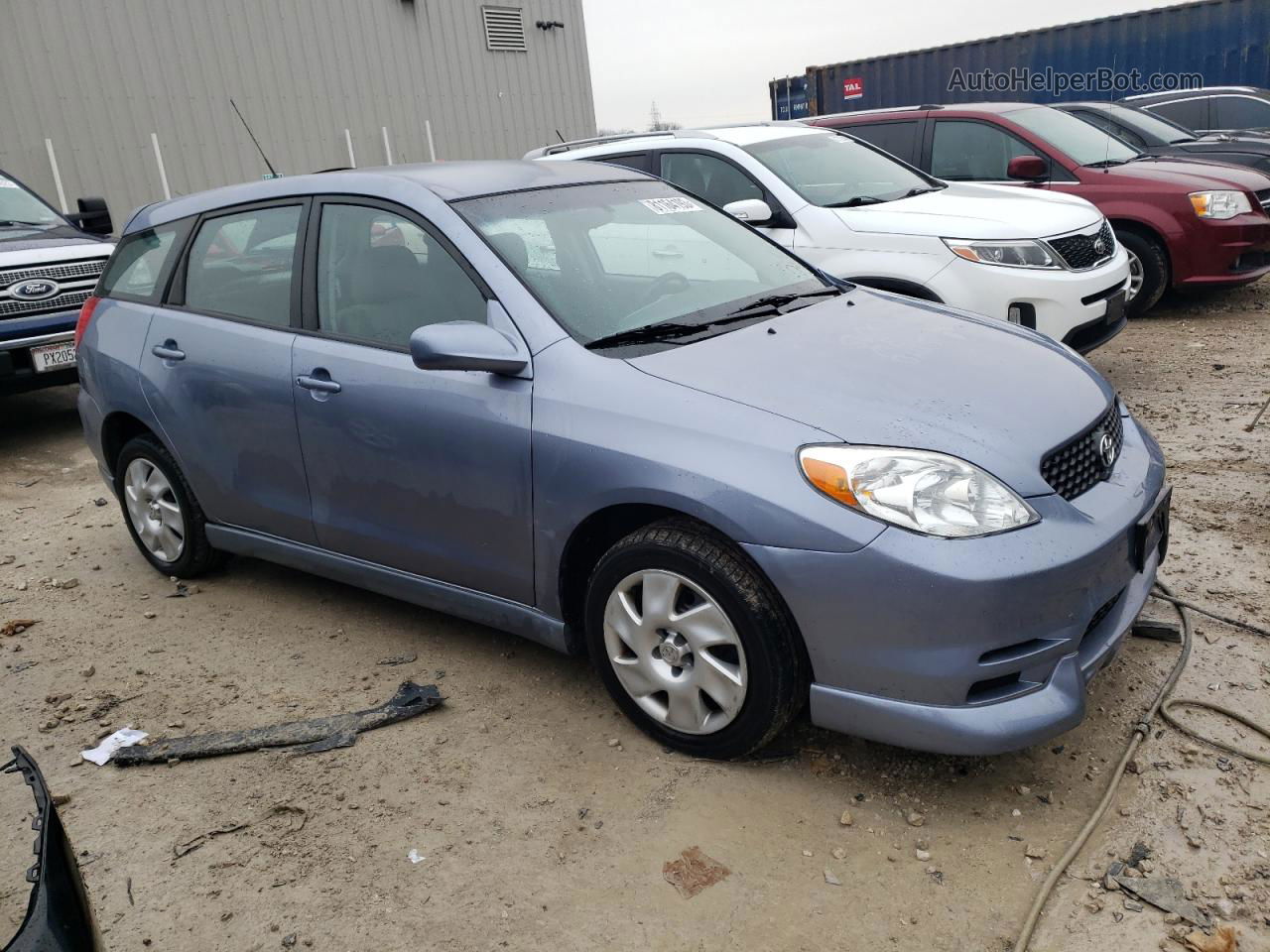 2004 Toyota Corolla Matrix Base Blue vin: 2T1LR32E84C184001