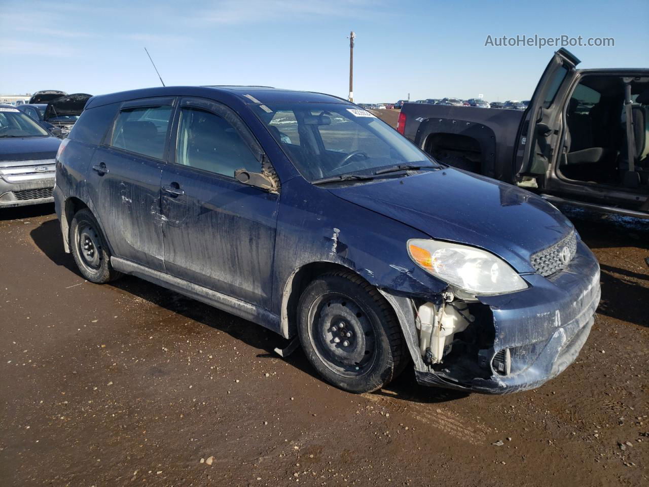 2005 Toyota Corolla Matrix Base Blue vin: 2T1LR32EX5C840992