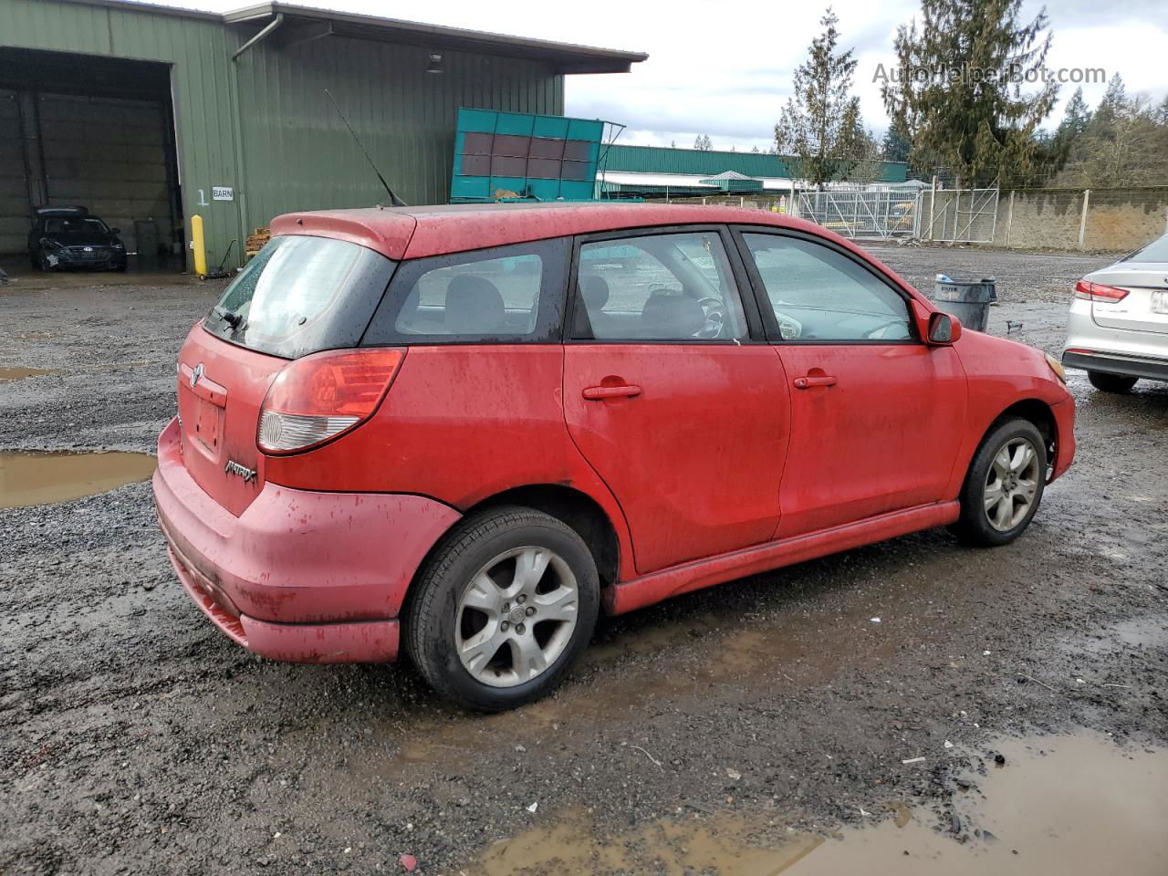 2003 Toyota Corolla Matrix Base Red vin: 2T1LR38E03C081483