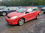 2003 Toyota Corolla Matrix Base Red vin: 2T1LR38E03C081483