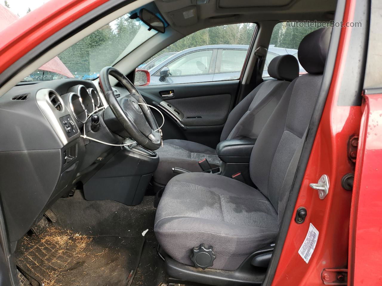 2003 Toyota Corolla Matrix Base Red vin: 2T1LR38E03C081483