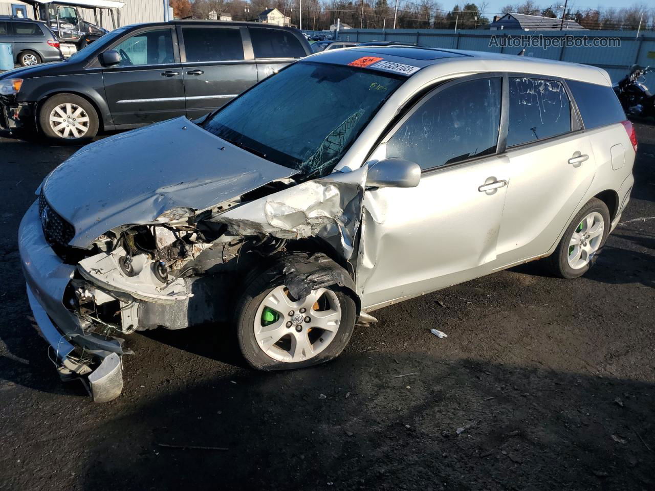 2003 Toyota Corolla Matrix Base Silver vin: 2T1LR38E53C065926