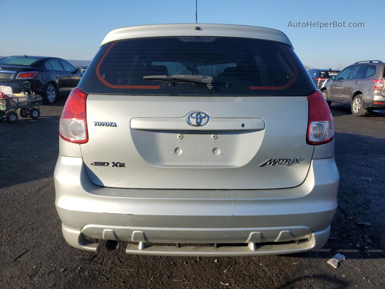 2003 Toyota Corolla Matrix Base Silver vin: 2T1LR38E53C065926