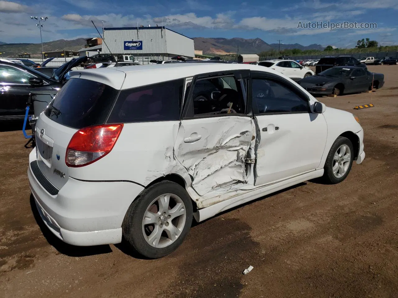 2003 Toyota Corolla Matrix Base White vin: 2T1LR38EX3C155377