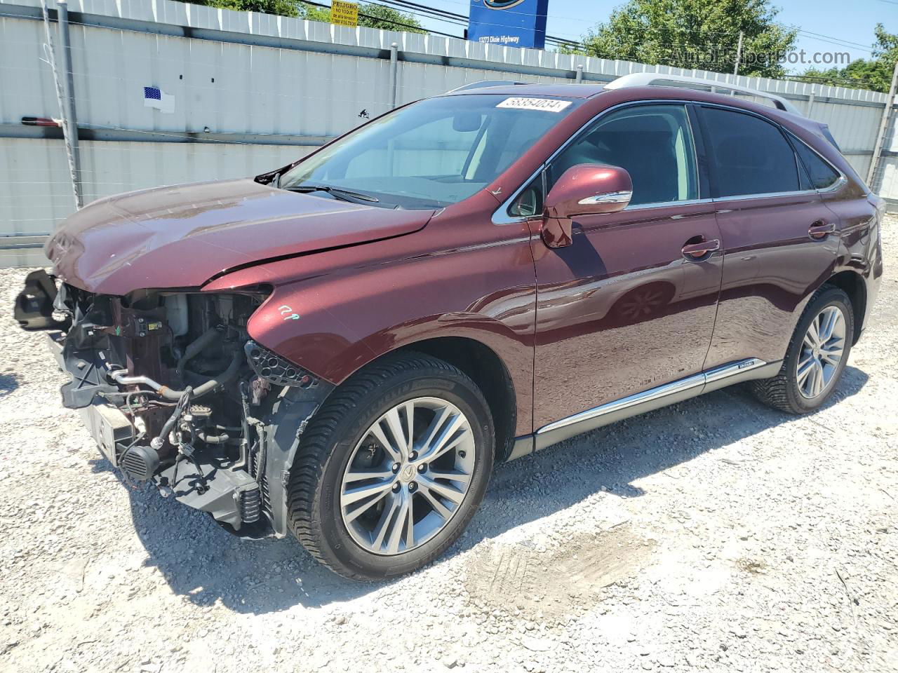 2015 Lexus Rx 450h Maroon vin: 2T2BC1BA1FC010297