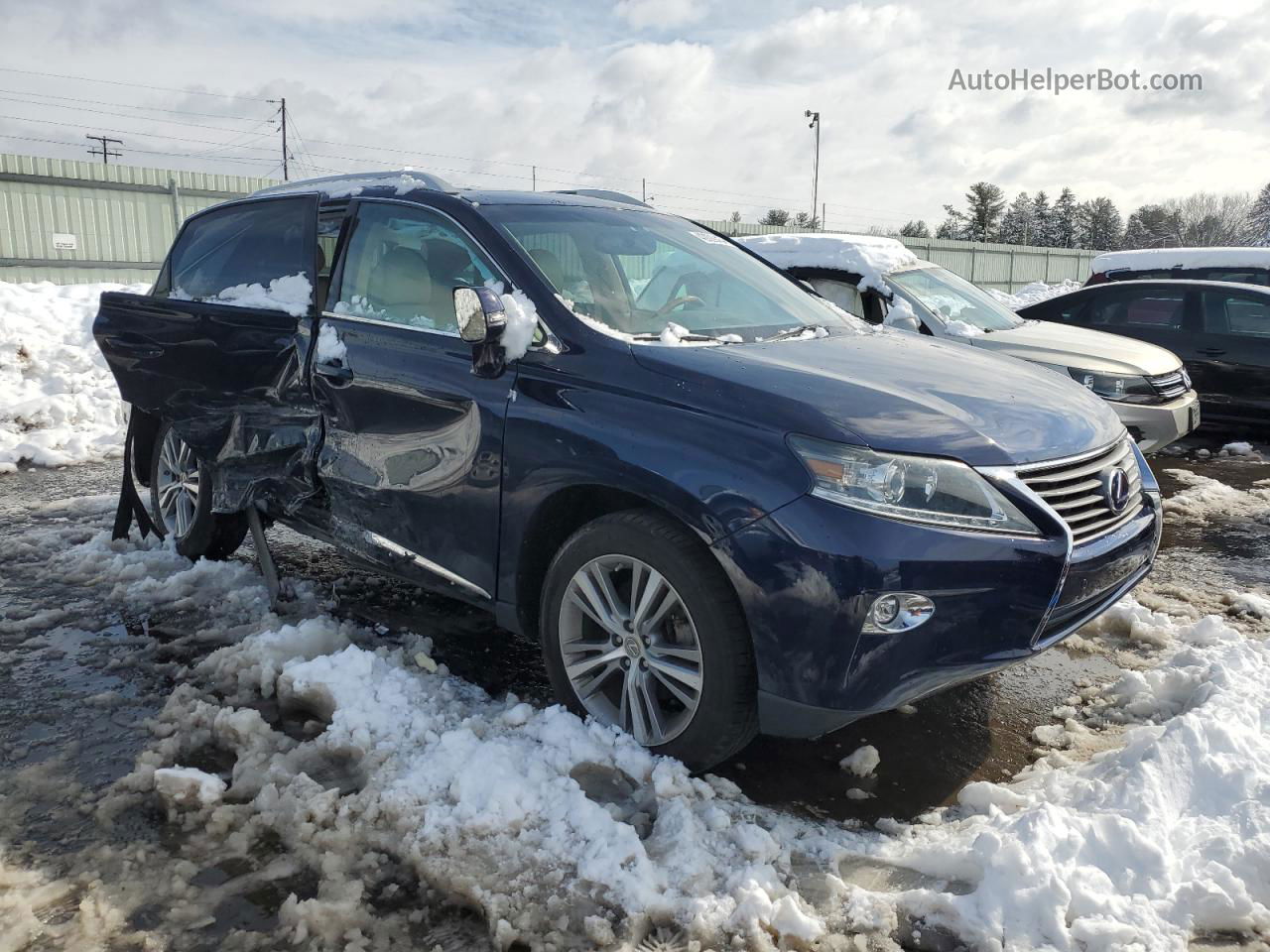 2015 Lexus Rx 450h Blue vin: 2T2BC1BA2FC007568