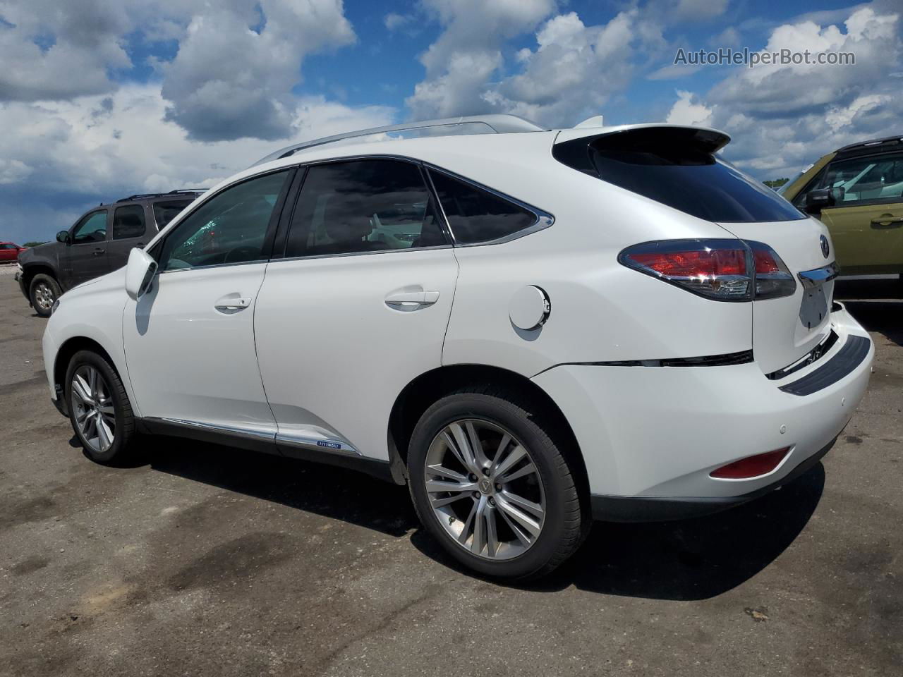 2015 Lexus Rx 450h White vin: 2T2BC1BA5FC009525