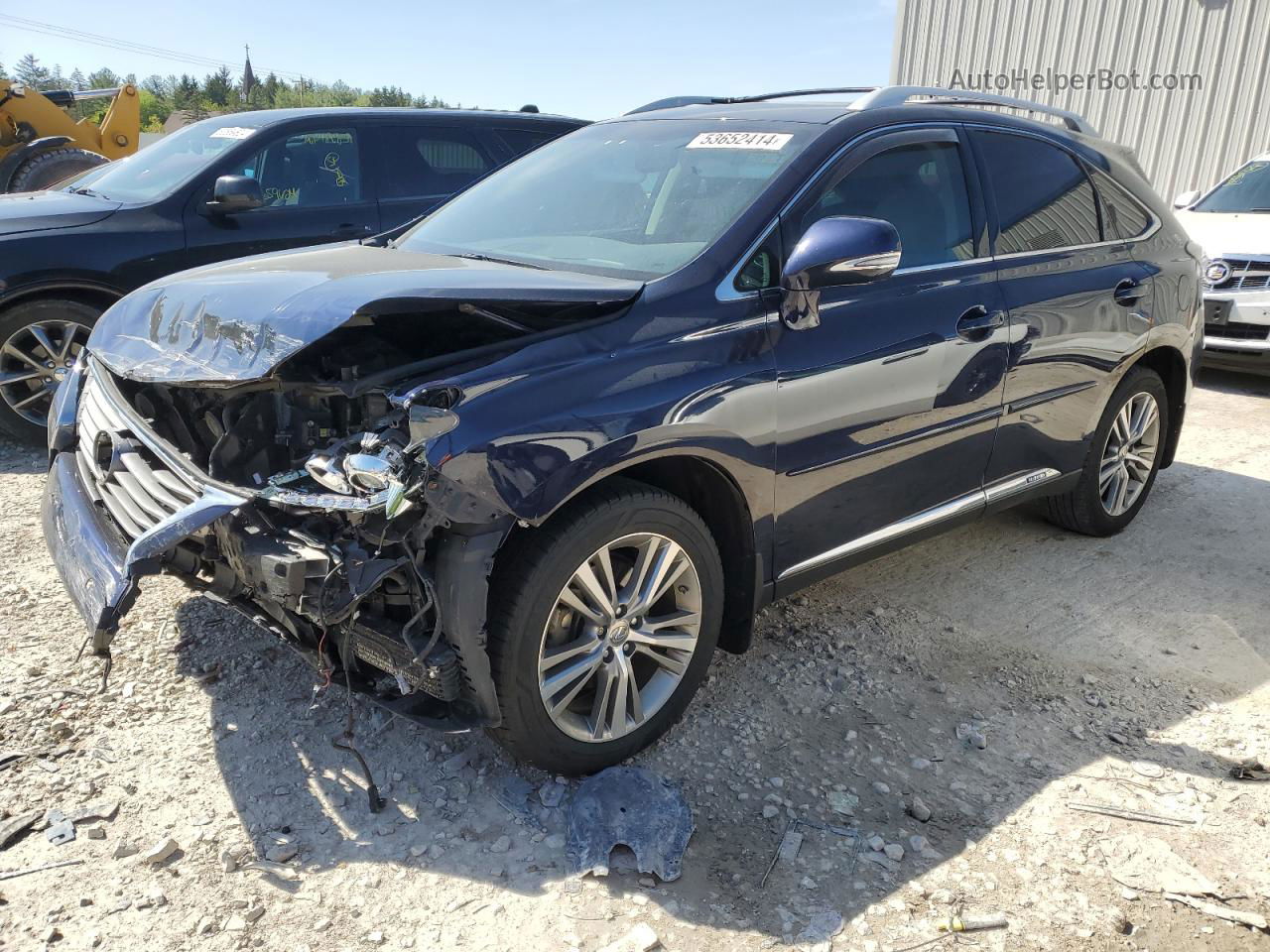 2015 Lexus Rx 450h Blue vin: 2T2BC1BA6FC010375