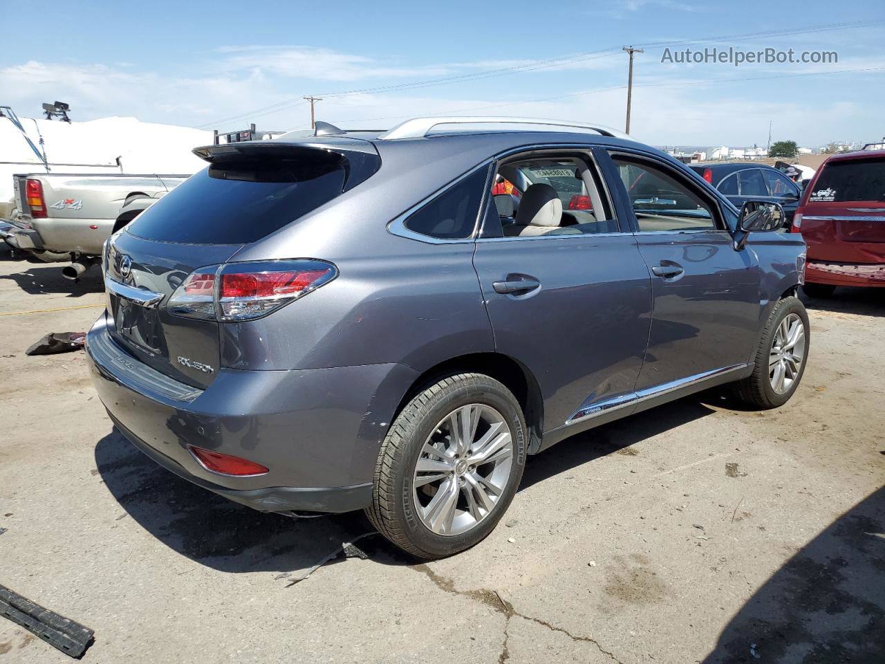 2015 Lexus Rx 450h Gray vin: 2T2BC1BA7FC002141