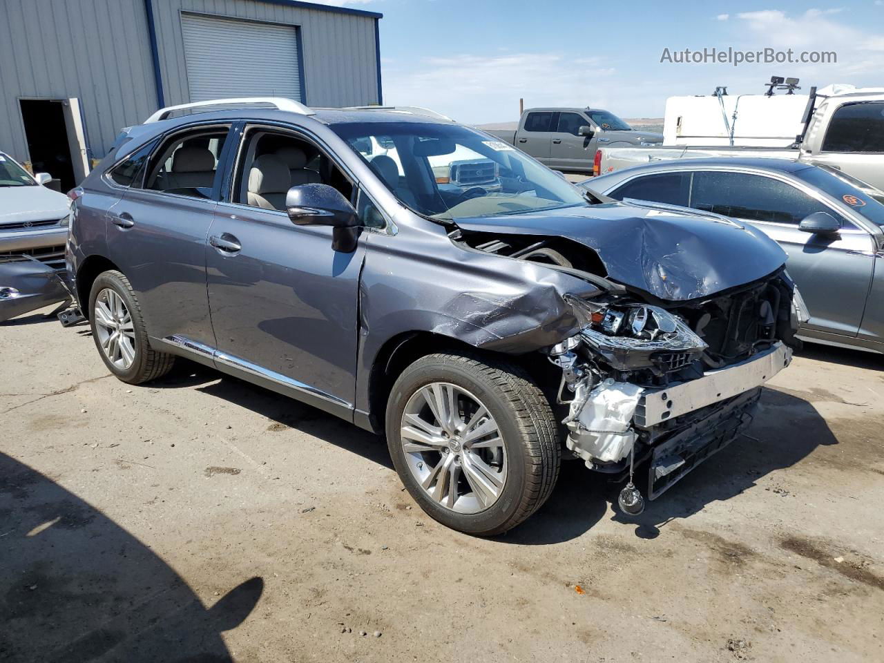 2015 Lexus Rx 450h Gray vin: 2T2BC1BA7FC002141