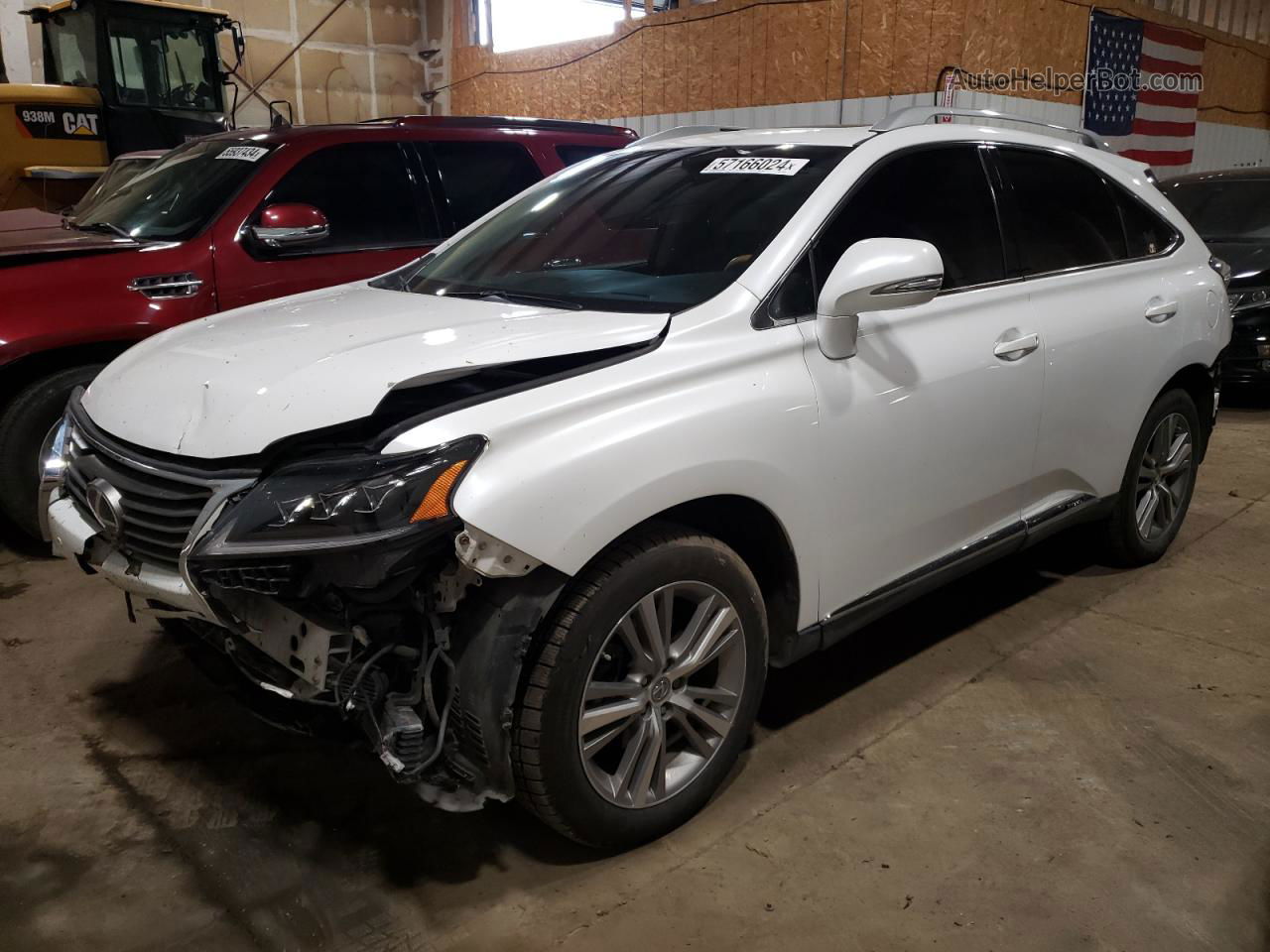 2015 Lexus Rx 450h White vin: 2T2BC1BA8FC002679