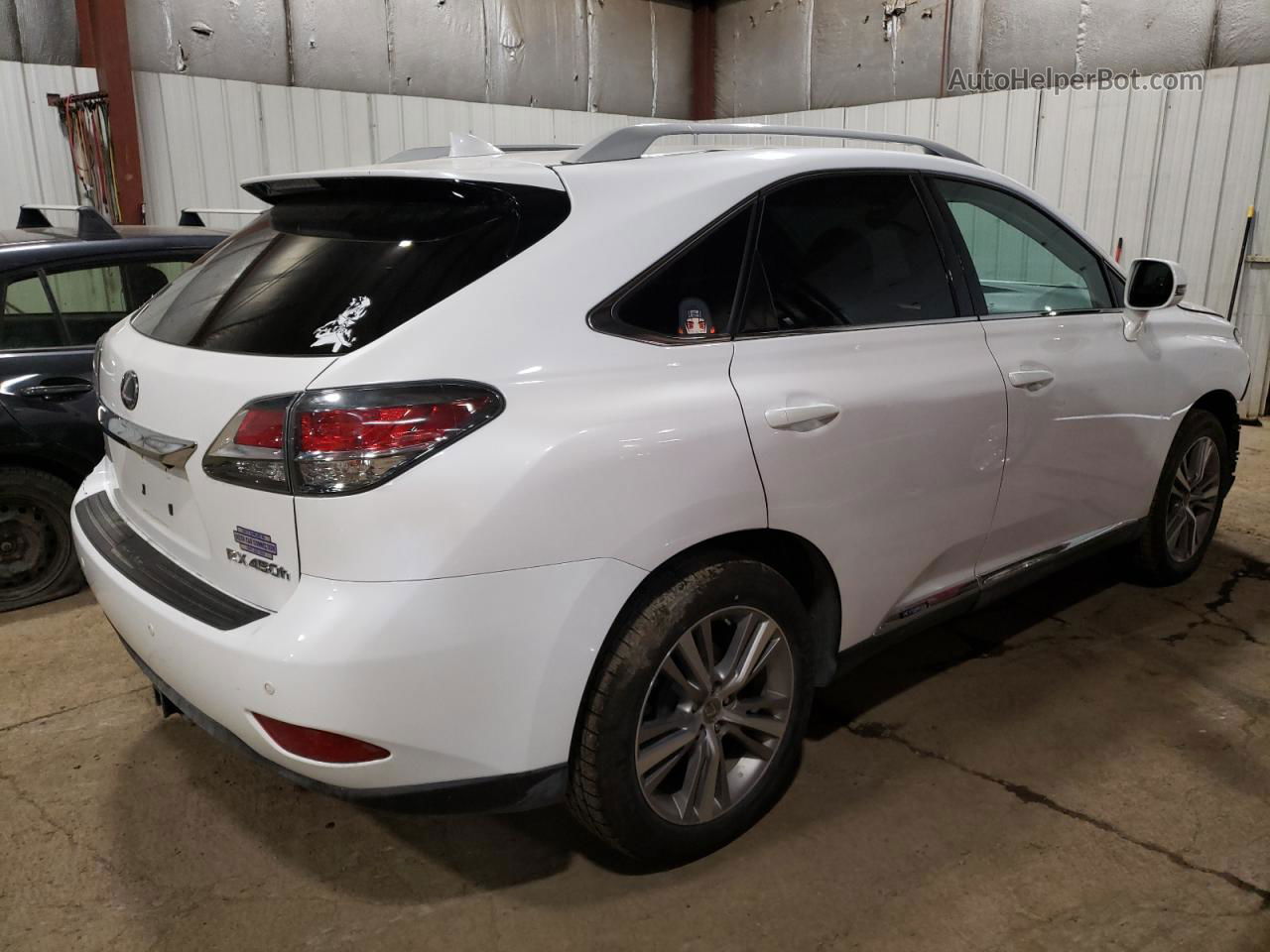 2015 Lexus Rx 450h White vin: 2T2BC1BA8FC002679