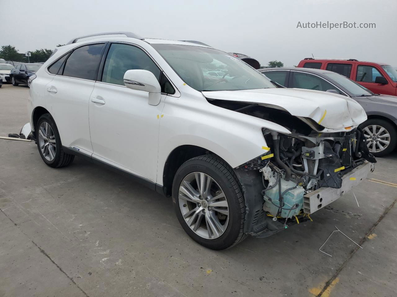 2015 Lexus Rx 450h Белый vin: 2T2BC1BA8FC004450